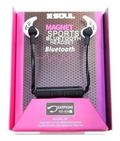 AURICULARES BLUETOOTH SOUL SPORT MAGNET IN-EAR MS-606i