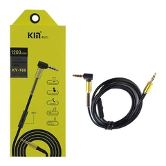 CABLE AUXILIAR DE REPUESTO AURICULARES CON MICROFONO KY166 - comprar online