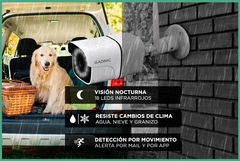 CAMARA DE SEGURIDAD IP WIFI INALAMBRICA DE EXTERIOR E INTERIOR GADNIC P2P00037 - PowerZone Pacheco