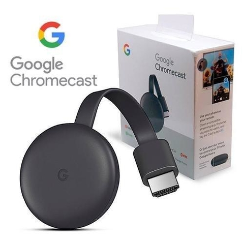 GOOGLE CHROMECAST 4K 3RA GEN ADAPTADOR HDMI LCD A SMART TV NETFLIX