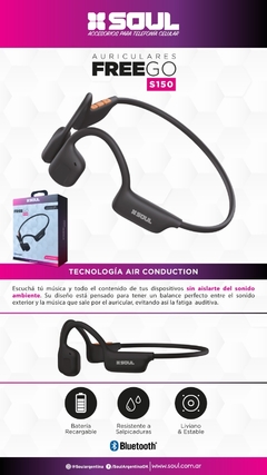 Auriculares Bluetooth Soul TWS Sport C/HOOK AIR S150