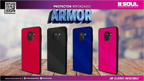 FUNDA PROTECTORA REFORZADA ARMOR PARA SMARTPHONE