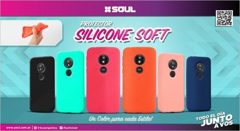 FUNDA PROTECTORA SILICON SOFT PARA SMARTPHONE