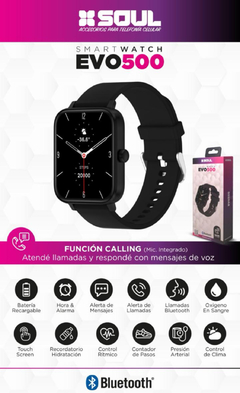 SMARTWATCH SOUL EVO 500 NEGRO