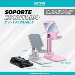 SOPORTE DE ESCRITORIO PARA SMARTPHONE Y TABLET SOP-ES02