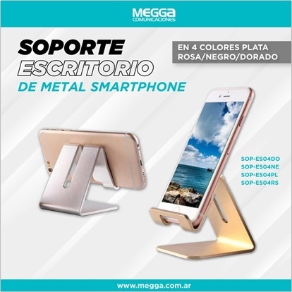 SOPORTE DE ESCRITORIO PARA SMARTPHONE Y TABLET SOP-ES04