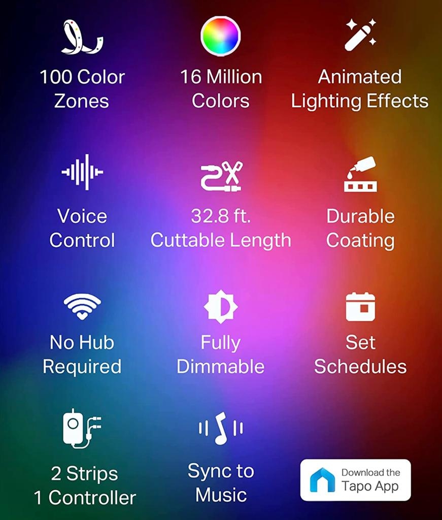 Tapo L900-5, Tira de Luz LED inteligente Wi-Fi