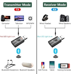 Imagen de ADAPTADOR USB BLUETOOTH 5.0 TRANSMISOR Y RECEPTOR DE AUDIO HK-TLS T02