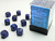 Chessex - Scarab - 12mm d6 - Royal Blue/gold (36 Dice)