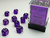 Chessex - Translucent - 12mm d6 - Purple/White (36 Dice)