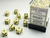 Chessex - Opaque - 12mm d6 - Ivory/black (36 Dice)