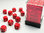 Chessex - Opaque - 12mm d6 - Red/white (36 Dice)