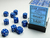 Chessex - Opaque - 12mm d6 - Blue/white (36 Dice)