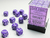 Chessex - Opaque - 12mm d6 - Purple/white (36 Dice)
