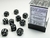Chessex - Opaque - 12mm d6 - Black/white (36 Dice)