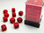Chessex - Opaque - 12mm d6 - Red/black (36 Dice)