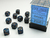 Chessex - Opaque - 12mm d6 - Dusty Blue/copper (36 Dice)