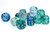 Chessex - Nebula Luminary - 16mm d6 - Oceanic/gold (12 Dice) (copia) - comprar online