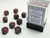 Chessex - Velvet - 12mm d6 - Black/red (36 Dice)