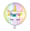 GLOBO UNICORNIO MULTICOLOR 18"