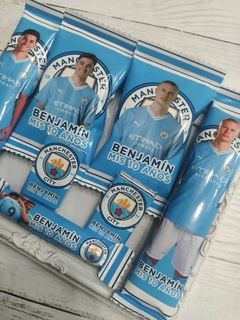 Golosinas Personalizadas para 10 chicos "Manchester City" - comprar online