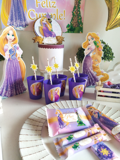 Golosinas Personalizadas Rapunzel Enredados para 10 chicos - comprar online