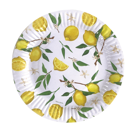 Plato Polipapel 17cm Limon x 6 unidades