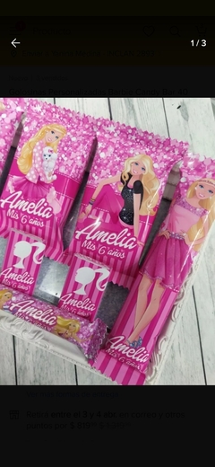 Golosinas Personalizadas para 10 chicos "Barbie" en internet