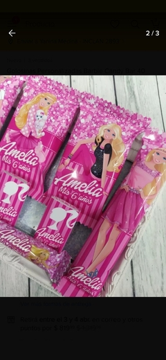 Golosinas Personalizadas para 10 chicos "Barbie" - comprar online