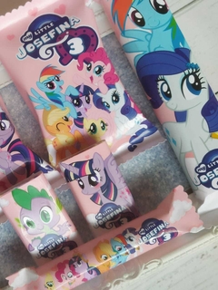 Golosinas Personalizadas para 10 chicos "MY LITTLE PONY" - Boom Candy Bar y mas!