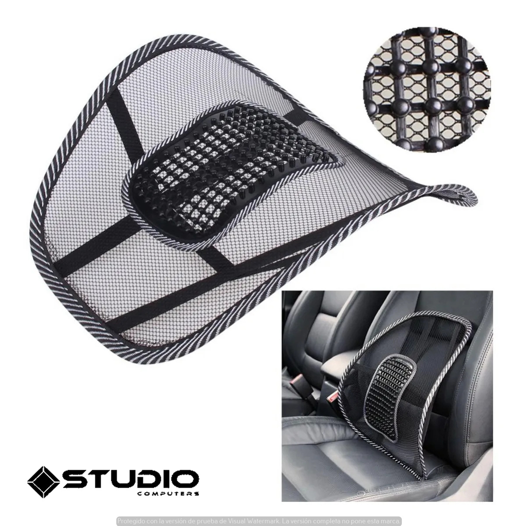 Respaldo Lumbar Para Silla Ergonomico, Alivia El Dolor De Espalda ,ideal  Para Oficina Coche Hogar Y Transpirable con Ofertas en Carrefour