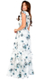 Vestido Floral Acqua - comprar online