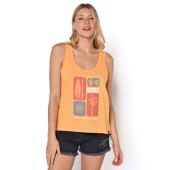 Beach Club Tank Peach - comprar online