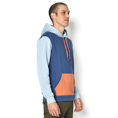 Block Hoodie Azul Celeste Oxido - comprar online