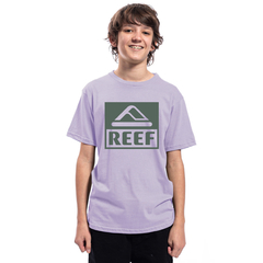 Classic Block Tee JR Lila Verde