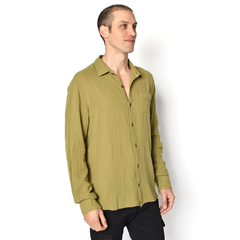 Cotton Royal Shirt Olive - tienda online