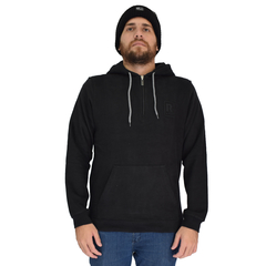 Halfzip Logo Hoodie Negro