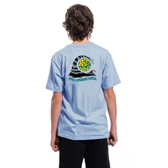 Longboard Tee JR Celeste