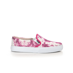 Maui Slip On Jr Pink Batik/White