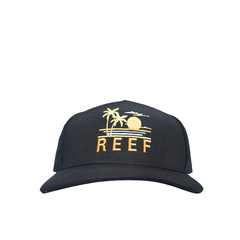 Palm Sunset Cap Black