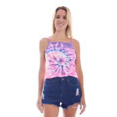 Santorini Batik Tank Rose Multi