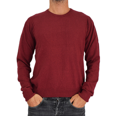 Solid Knit Crew Bordo Mel