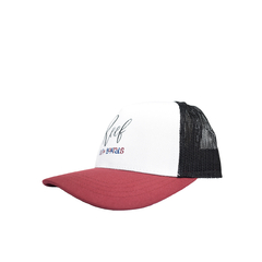 Surf Board Cap White Burgundy - comprar online