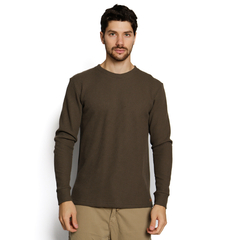 Waffle Thermal Tee Verde Militar en internet