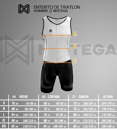 Enterito trisuit Triatlon Argentina hombre - Mistega