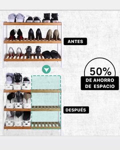 Organizador de zapatos pinza blanco - un espacio a tu medida