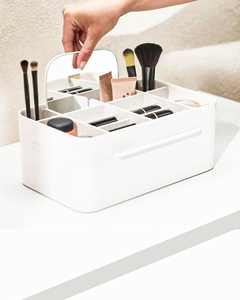 ORGANIZADOR MAKE UP CON ESPEJO - comprar online