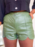 Short Couro Recorte Rafa - comprar online