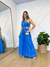Vestido Longo Argola Azul Serena - comprar online