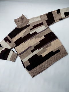 Sweater Poleron Hand Made Tone - ALTA RETRO